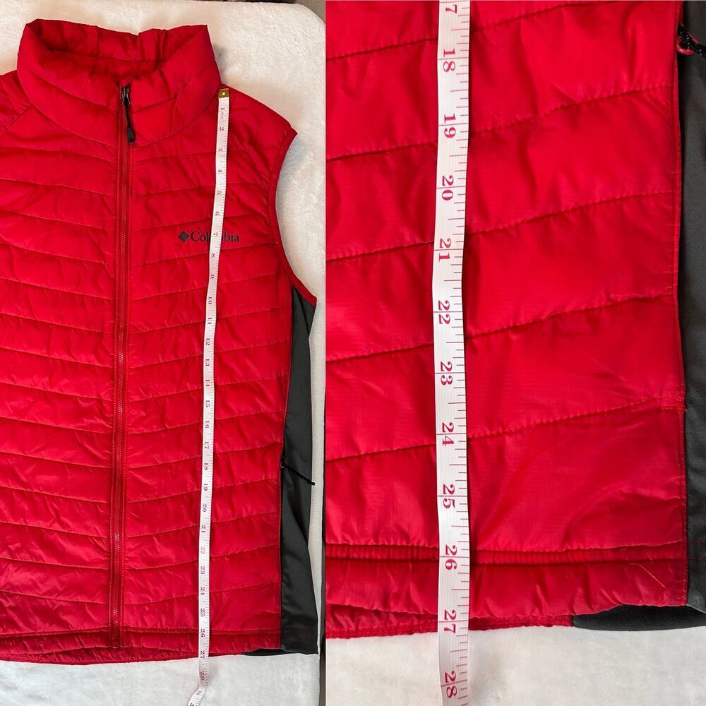 Columbia Vest Men's Red and Gray South Valley Lightweight Vest, Size L - Picture 7 of 8